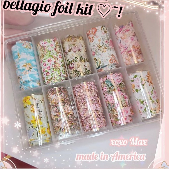 BELLAGIO Nail Foil Kit 1/$15, 2/$25, 3/$30, 4/$35.$5 each additional! - Picture 1 of 2